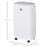 12L/Day 2500ml Dehumidifier for Home with 24H Timer and 2 Speed Modes