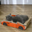 2 in 1 Cat Scratching Board with Catnip, Car-shaped Cat Scratch Bed