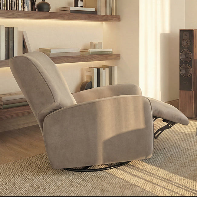 Valmont Swivel Recliner Armchair - Taupe