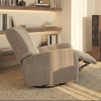 Valmont Swivel Recliner Armchair - Taupe