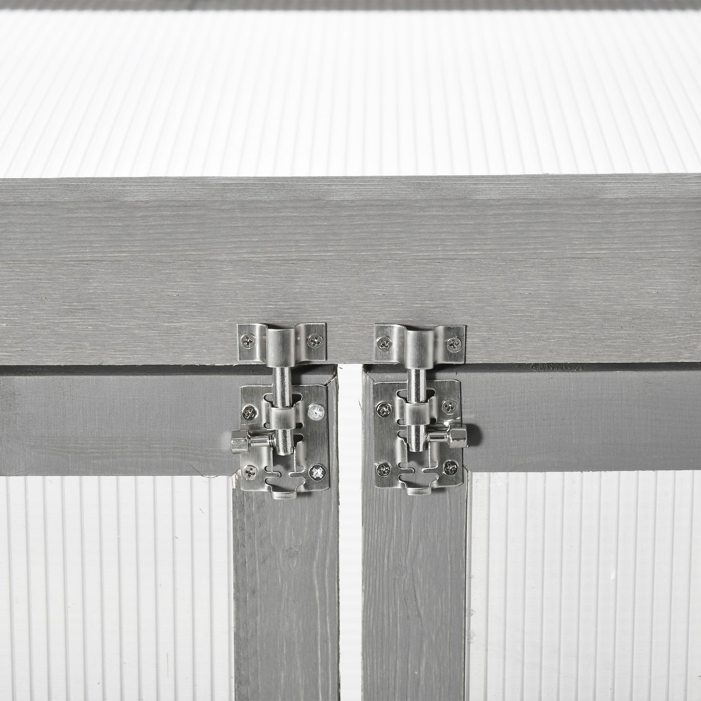 3-tier Wood Greenhouse Plant Storage Shelf Garden Cold Frame Grow House