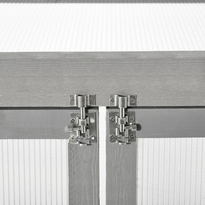 3-tier Wood Greenhouse Plant Storage Shelf Garden Cold Frame Grow House