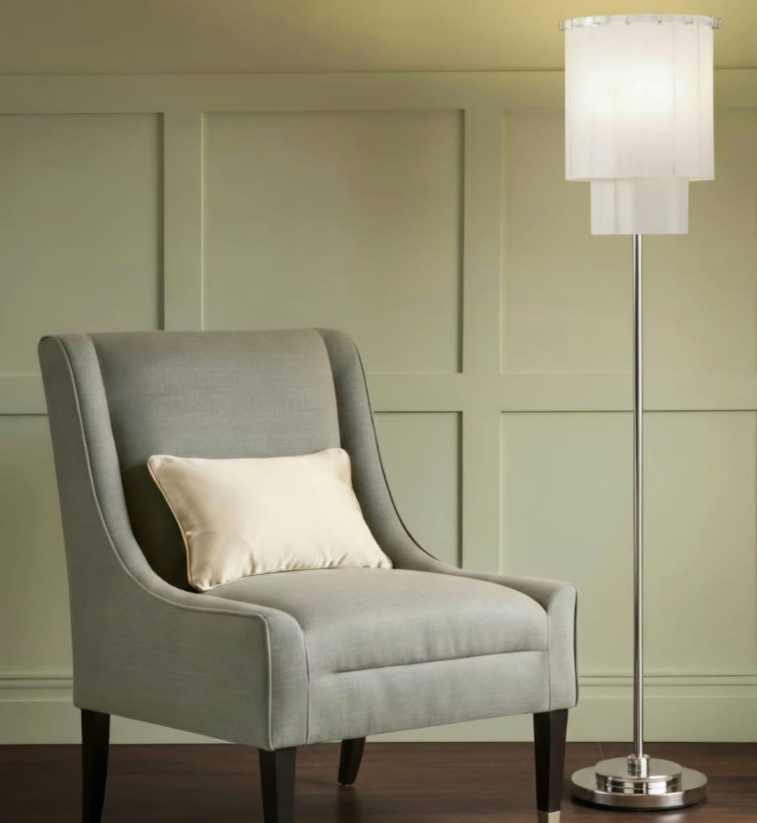 Veil Floor Light Silver