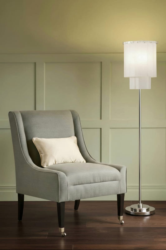 Veil Floor Light Silver