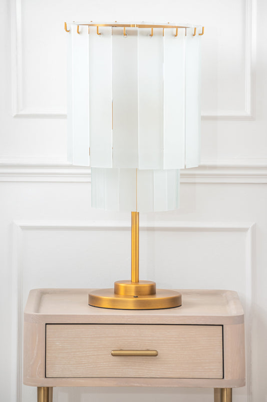 Veil Brass Table Light