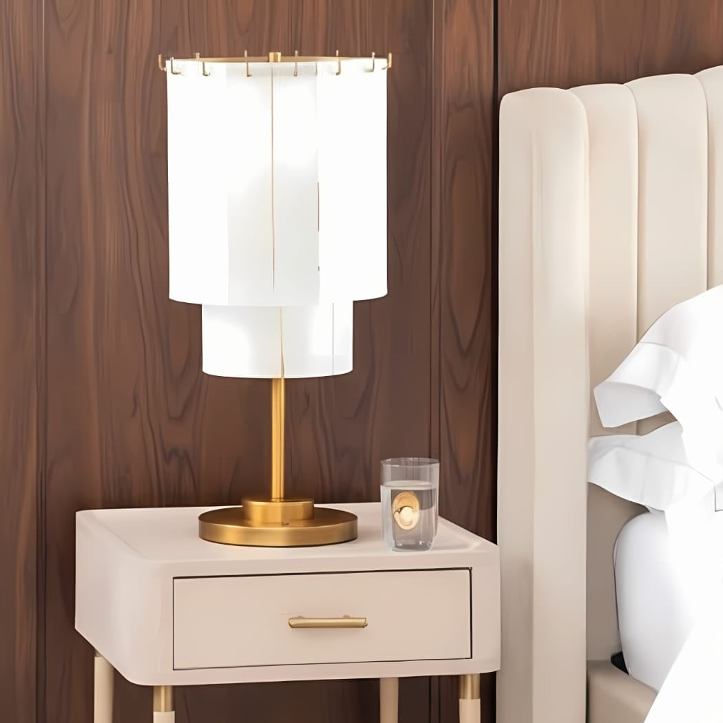 Veil Brass Table Light