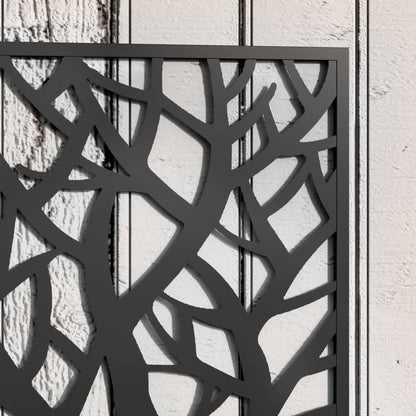 Metal Raised Garden Bed with Trellis, Outdoor Elevated Planter Box