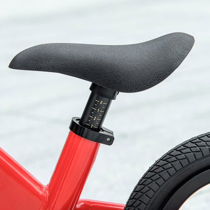 AIYAPLAY 12" Kids Balance Bike, No Pedal Training Bike for Children with Adjustable Seat, 360¬∞ Rotation Handlebars - Red