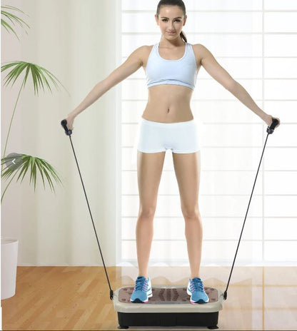 Vibration Plate Machine Fitness Body Shaper Slim Trainer Exercise Workout Home Gym Music Remote Power