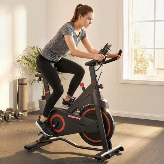Exercise Bike, Stationary Bike with Adjustable Magnetic Resistance