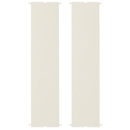 2 Pcs UV Protection Pergola Replacement Canopy, Pergola Shade Cover, Easy to Install, for 3 x 3(m) Pergola, Cream White