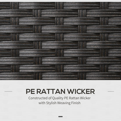 Rattan Corner Sofa, Rattan Garden Furniture Wood Grain Plastic Table