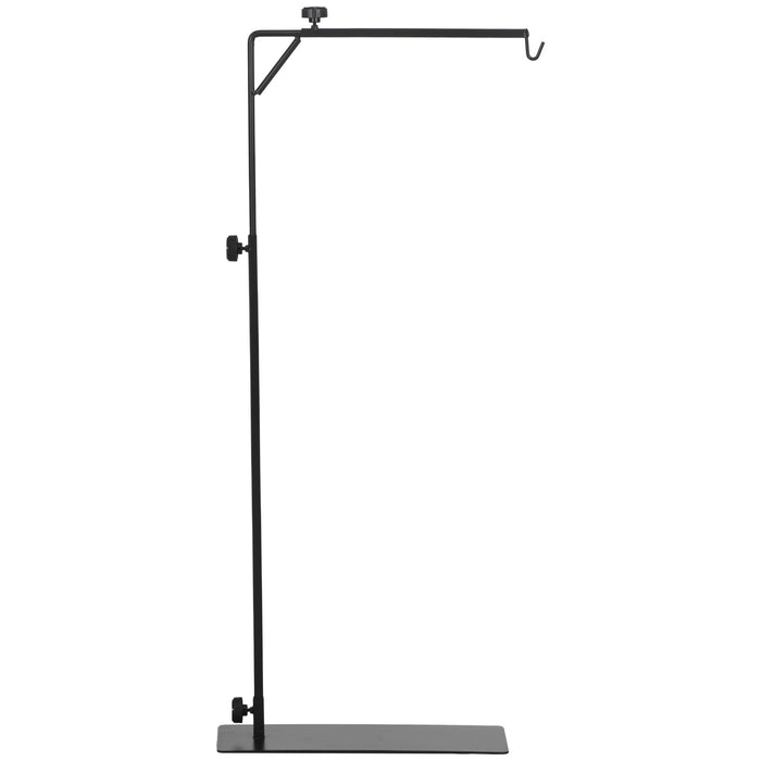 86-129Hcm Reptile Lamp Stand, Adjustable Lamp Holder w/ Base, Hook