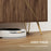 Sideboard Storage Cabinet with Luxurious Steel Lines Steel Legs Brown