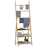 3-Tier Folding Bamboo Bathroom Storage Shelving Unit with Towel Bars