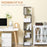 5-Tier Bookshelf Freestanding Bookcase Storage Shelves, White