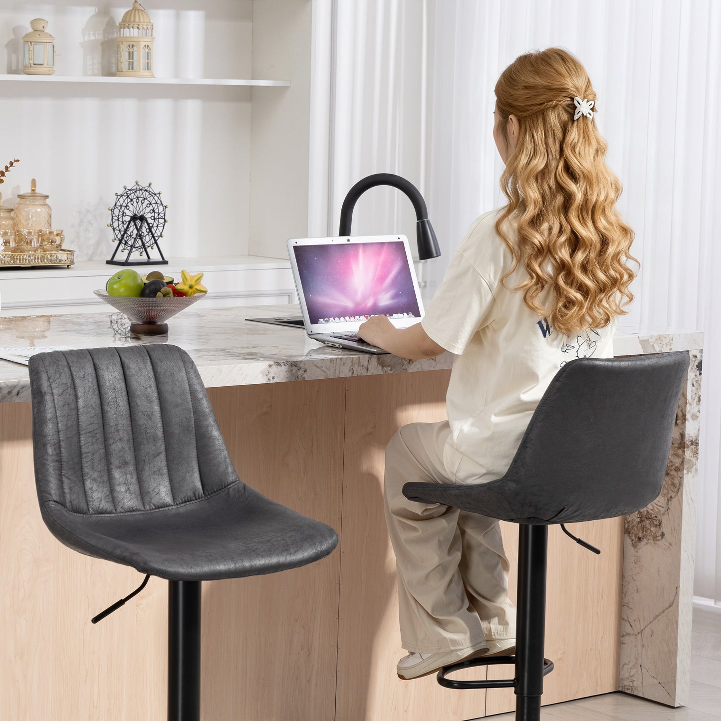 172 cm Tall Kitchen Cupboard, Pantry Storage Cabinet, White