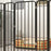 8 Panels Heavy Duty Dog Pen, 100cm Height Pet Playpen for Indoor Outdoor, Small Medium Large Dogs