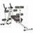 2-IN-1 Core&Abdominal Trainers, Ab Trainer and Sit Up Bench, Core Muscle Trainer w/ Foam Roller, Adjustable Fitness Crunch Machine