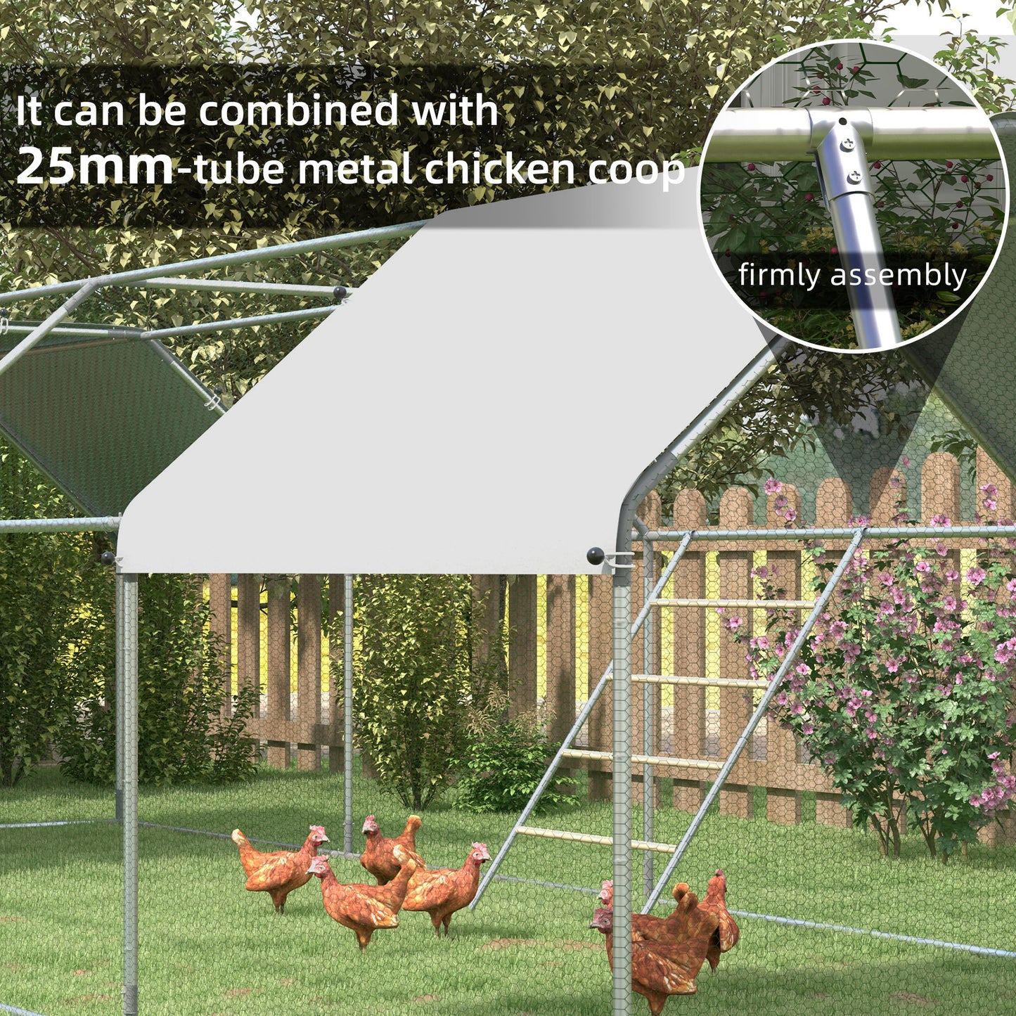 Chicken Perch for Coop, Jungle Gym Roosting Bar for Backyard Farm