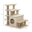 Dog Steps for Bed 4 Step Pet Stairs Cat House with Detachable Cover