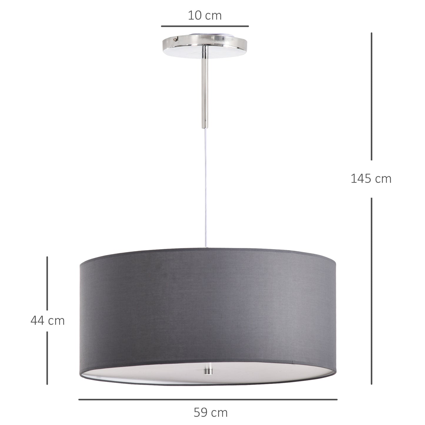 LED Chandelier with Metal Base Three Lighting Modes for Home Office