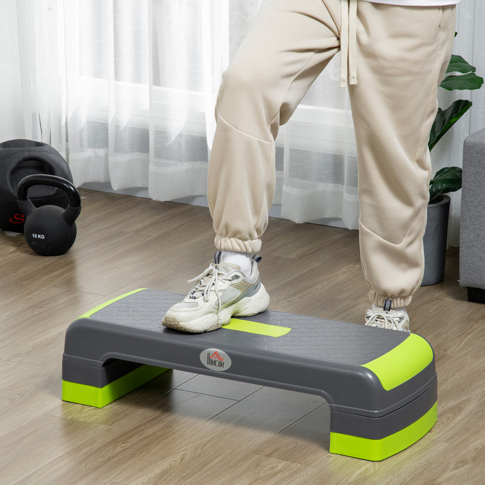 Aerobic Step Three-Level Adjustable Exercise Stepper for Home, Office