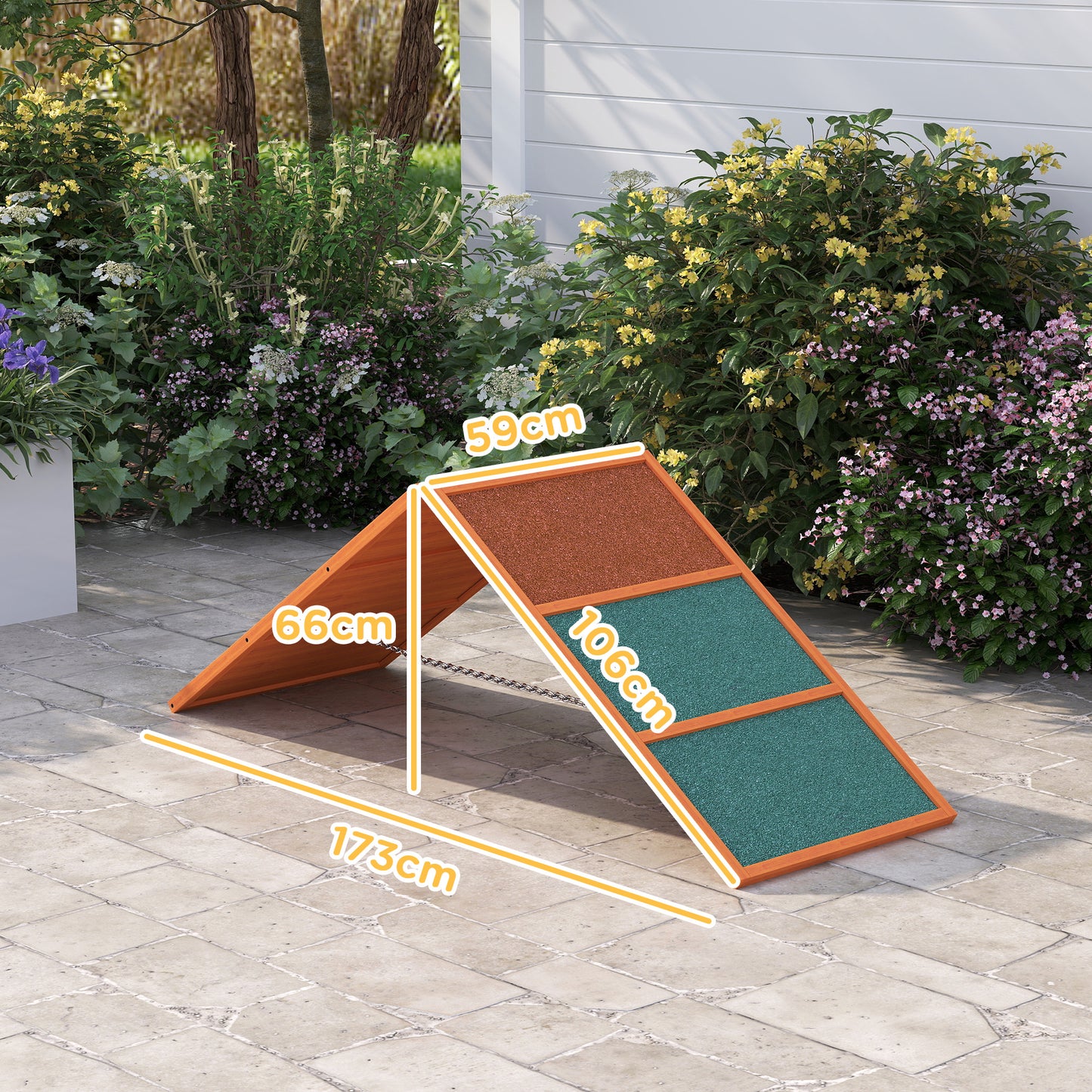 Dog Agility Equipment, Agility Ramp for All Breeds for Garden