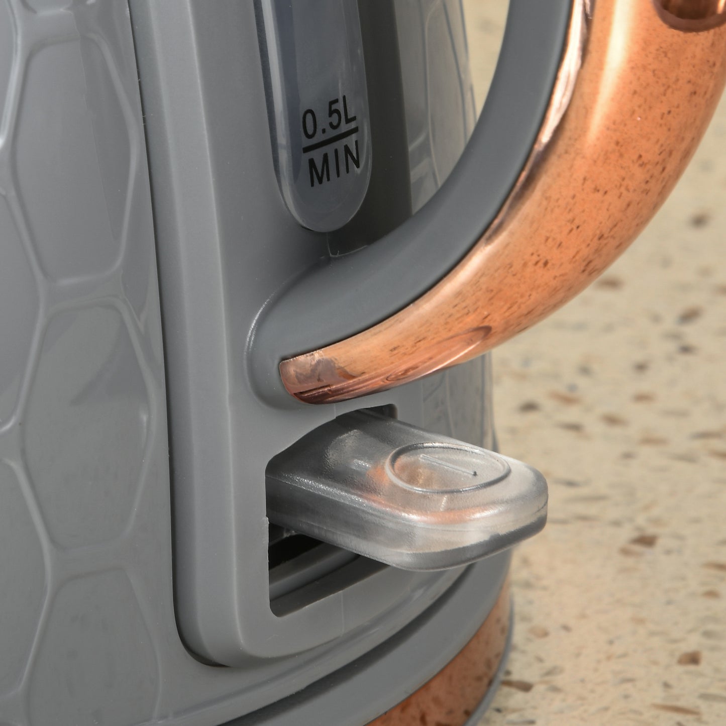 1.7L 3000W Fast Boil Kettle & 4 Slice Toaster Set, Kettle and Toaster Set with 7 Browning Controls, Crumb Tray, Grey