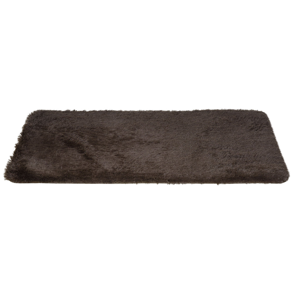 Brown Fluffy Rug, Shaggy Area Rugs Carpet for Living Room, Bedroom, Dining Room, 90x150 cm