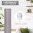 120H cm Wooden Base Fabric Floor Lamp with Linen Fabric, Grey