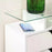 Shoe Cabinet with 3 Drawers High Gloss Storage Cupboard Tipping Bucket with Flip Door Glass Top Adjustable Shelf Large-Capacity for 14 Pairs