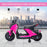 6V Kids Electric Motorbike Ride On Toy w/ Music Headlights Safety Training Wheels for Girls Boy 2-4 Years Pink