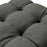 4-Piece Seat Cushion Pillows Replacement, Patio Chair Cushions Set with Ties for Indoor Outdoor, Charcoal Grey