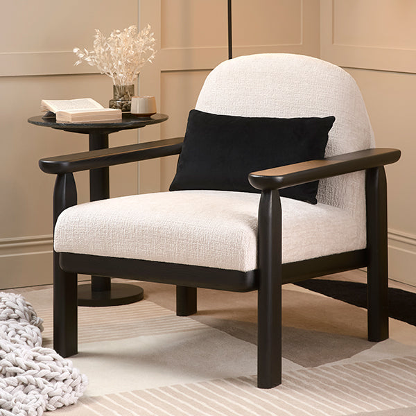 Waldo Armchair – Light Taupe Chenille