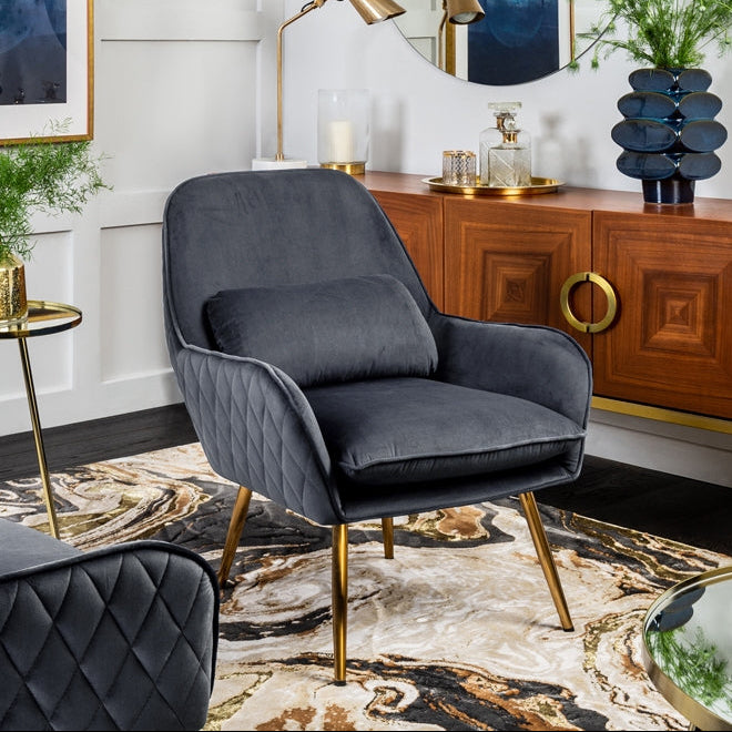 Watson Lounge Chair - Smoke Grey