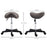 Saddle Stool Adjustable Rolling Salon Chair for Massage Spa Beauty Grey