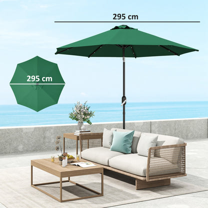 UPF 50+ Replacement Parasol Canopy Parasol Cover Replacement, Green