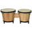 Wooden Bongo Drum Set w/ Sheepskin Drum Head, Percussion Instrument, Φ7.75" & Φ7" Drums, for Kids Adults, w/ Tuning Wrench