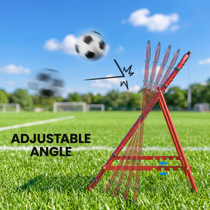 Rebounder Net Adults Football Training Aid Adjustable Red