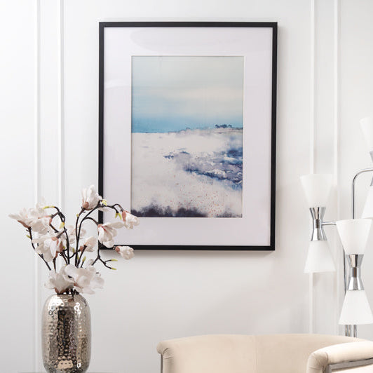 Whale Cove No.1 Wall Art - Black Frame