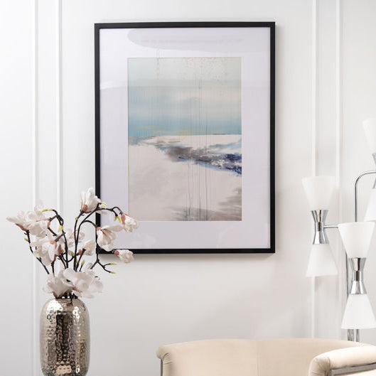 Whale Cove No.3 Wall Art - Black Frame