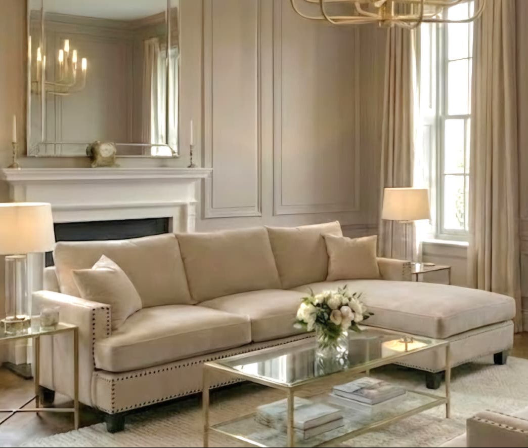 Brunswick Universal Corner Sofa – Taupe