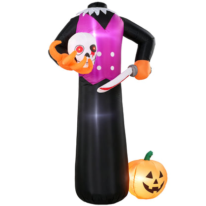 6 FT Halloween Inflatable Skeleton, Halloween Headless Skeleton
