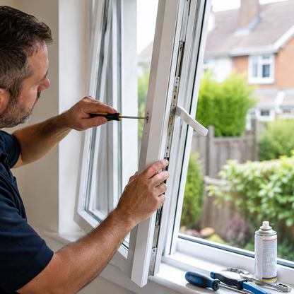 Restore Smooth-Running Windows! Up to 10 UPVC Windows Professionally Serviced for Only £60 with Sarnia Windows! Save 50%!