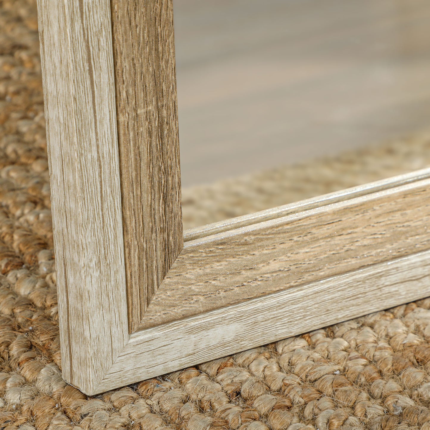 Full Length Mirror, Standing Leaning Wall, 163 x 53 cm, Oak