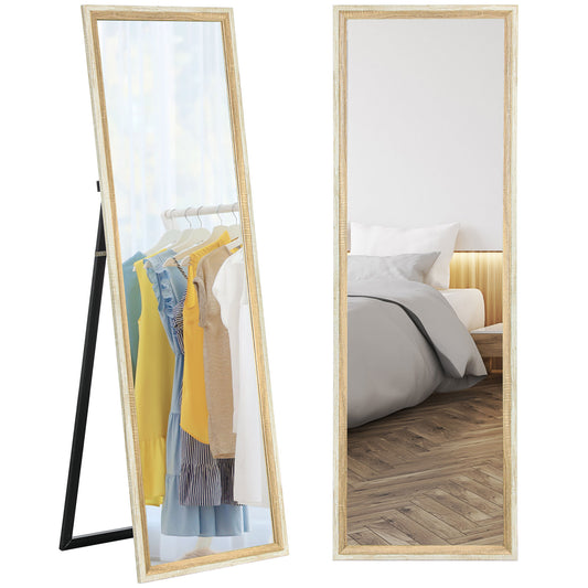 Full Length Mirror, Standing Leaning Wall, 163 x 53 cm, Oak