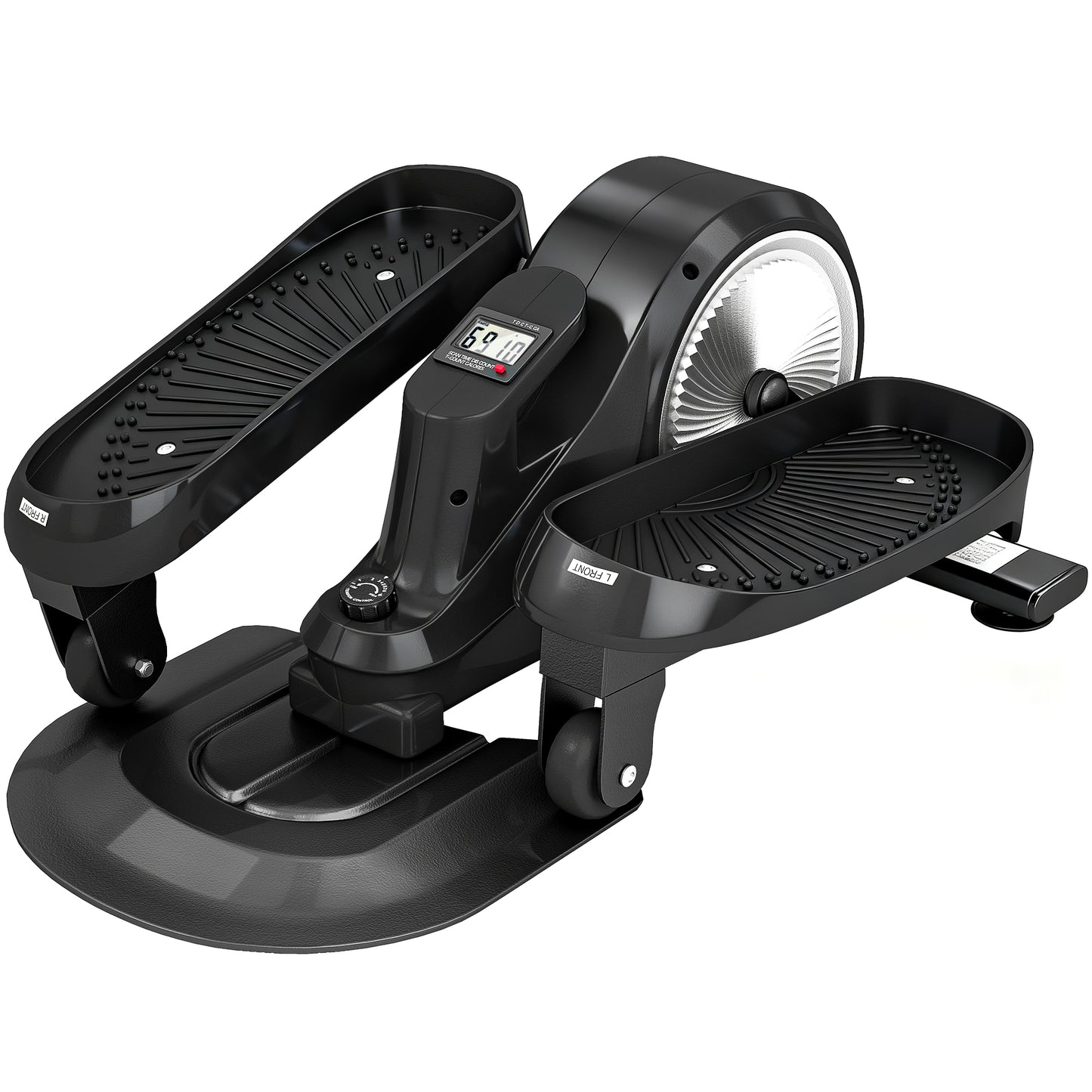 Under Desk Elliptical Machine, Pedal Exerciser with LCD Monitor