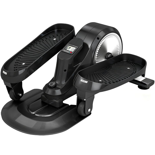 Under Desk Elliptical Machine, Pedal Exerciser with LCD Monitor