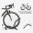 Bike Stand Bicycle Storage Rack for Indoor Garages Flat Use